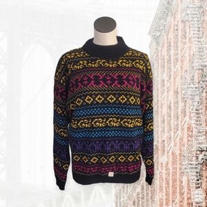 Vintage 80s Sweater with Metallic Thread Detail NWT